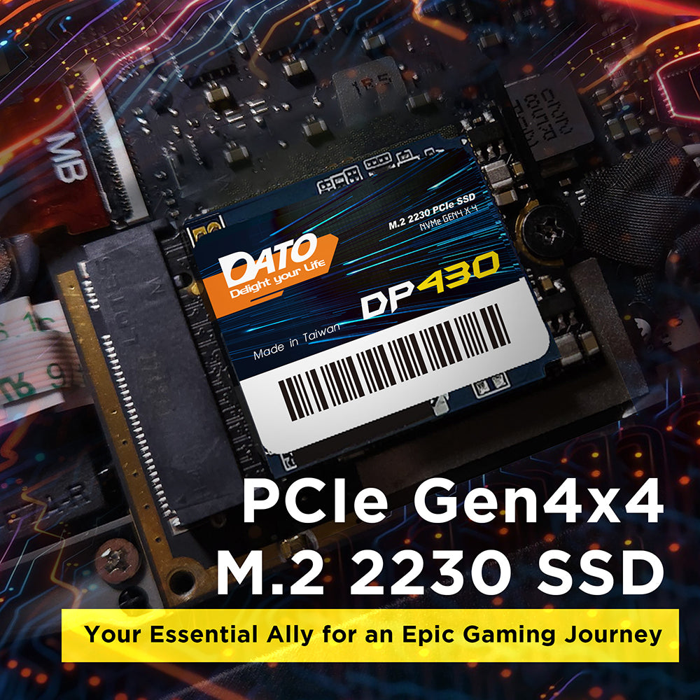 Solid State Drive (SSD) Dato DP430, NVME M.2 2230, PCIE Gen4x4, 1TB, Černý DP430SSD-1TB
