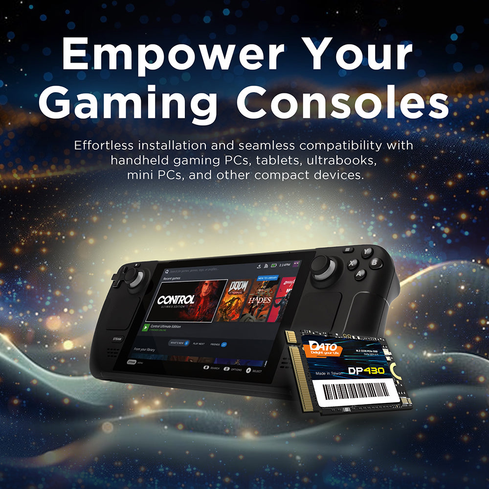 Solid State Drive (SSD) Dato DP430, NVME M.2 2230, PCIE Gen4x4, 1TB, Černý DP430SSD-1TB