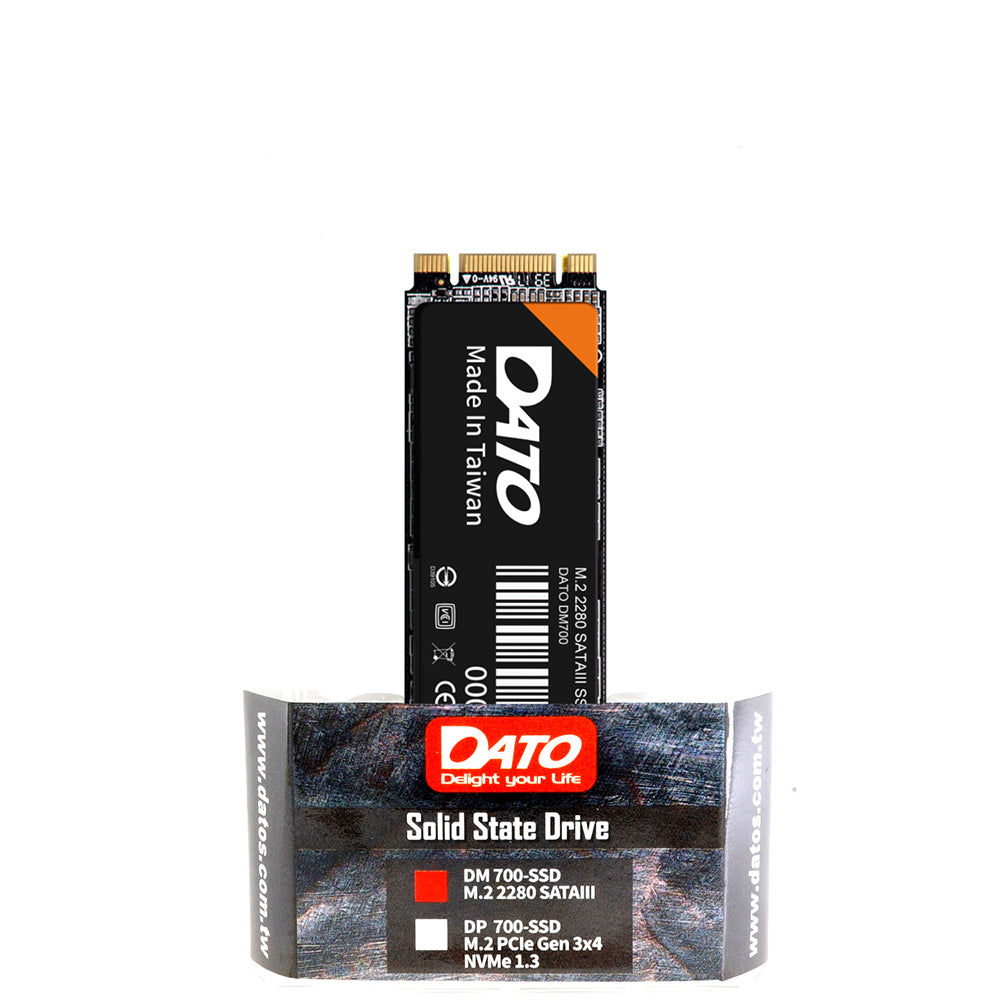 Solid State Drive (SSD) Dato, SATA III NGFF M.2 2280, 4TB, Černý DM700SSD-4TB