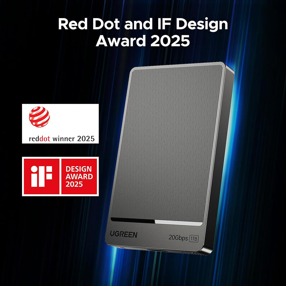 Solid State Drive (Externí SSD) UGREEN 35270, 1TB, Šedý