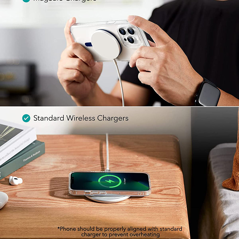 Kovová nálepka ESR HaloLock, sada 2 kusy, modrá