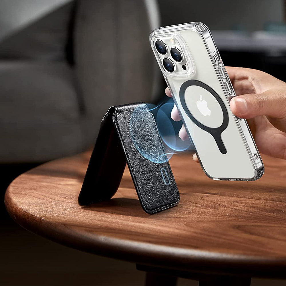 Kovová nálepka ESR HaloLock, sada 2 kusy, černá.