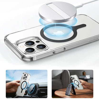 Kovová nálepka ESR HaloLock, sada 2 kusy, černá.