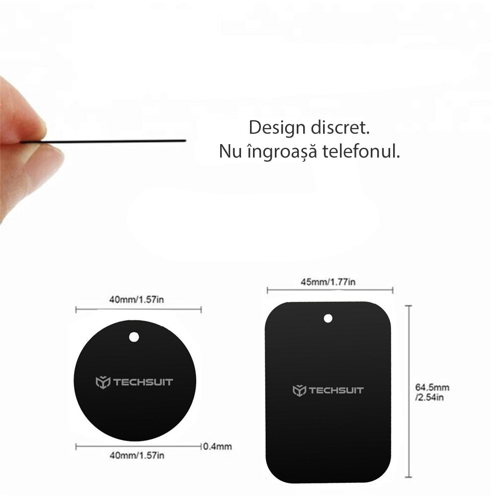 Samolepka Metal Techsuit MP03 2v1, Černá