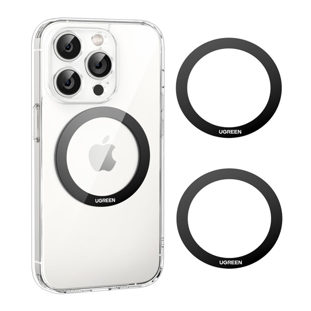 Kovová nálepka UGREEN LP428 (25766), sada 2 kusy, černá.