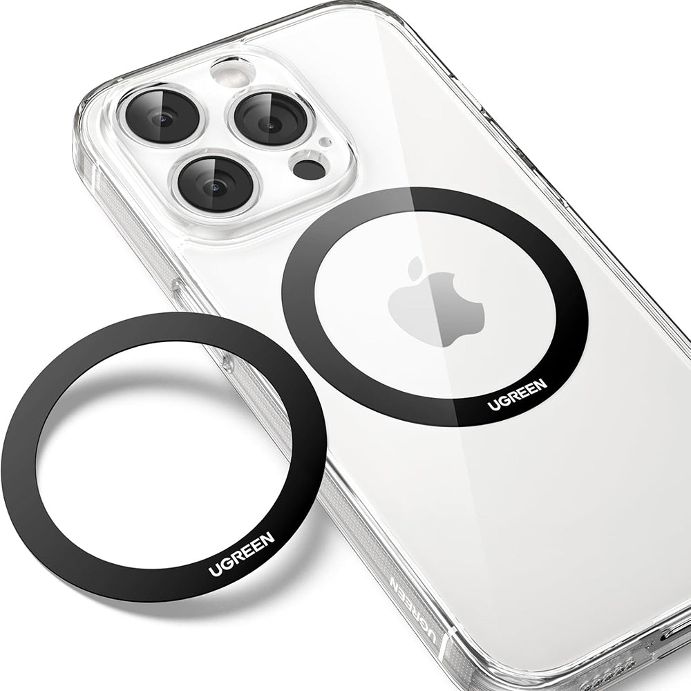 Kovová nálepka UGREEN LP428 (25766), sada 2 kusy, černá.