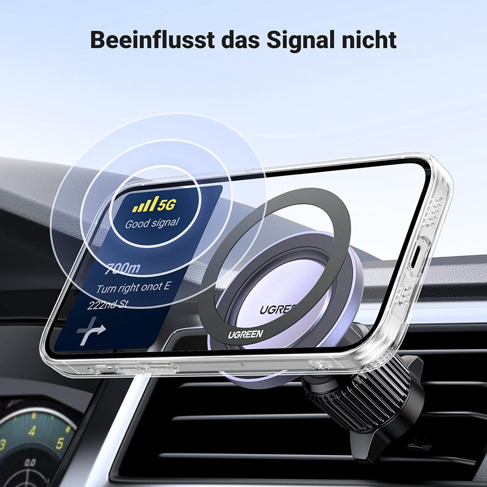 Kovová nálepka UGREEN LP428 (25766), sada 2 kusy, černá.