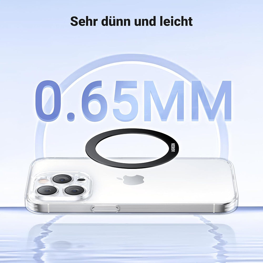 Kovová nálepka UGREEN LP428 (25766), sada 2 kusy, černá.