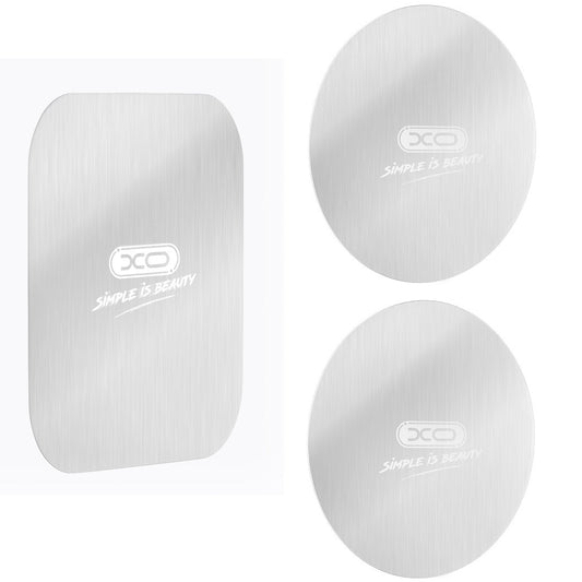 Kovová nálepka XO Design Y2 3v1, Stříbrná