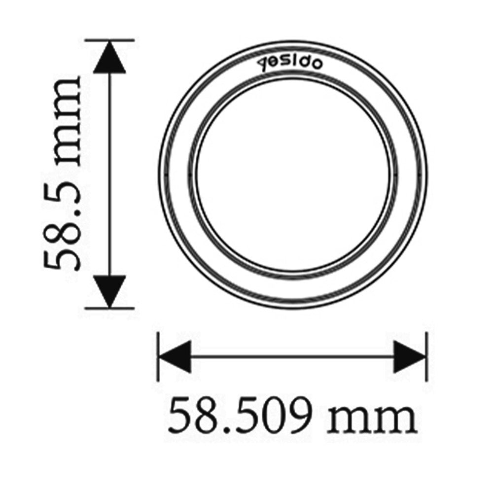 Samolepka Yesido C208, černá