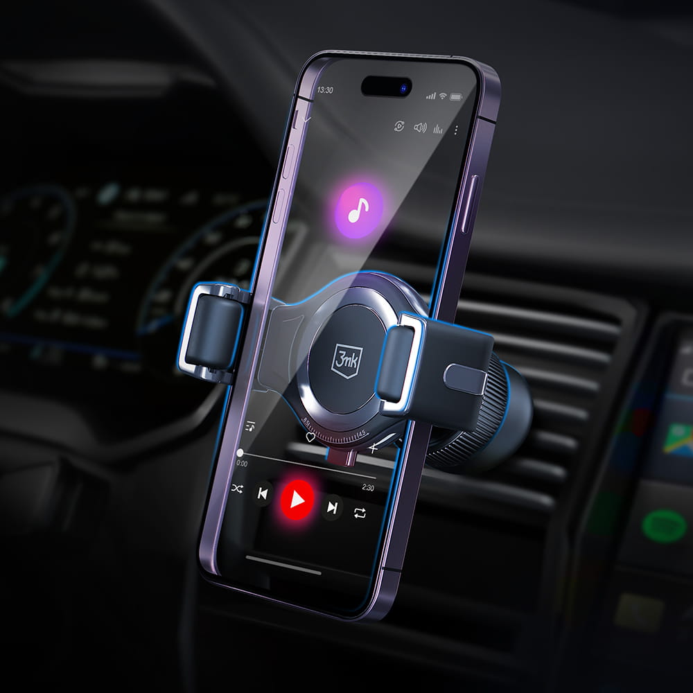 Auto držák 3MK Memo Hug, 4.5inch - 6.7inch, černý