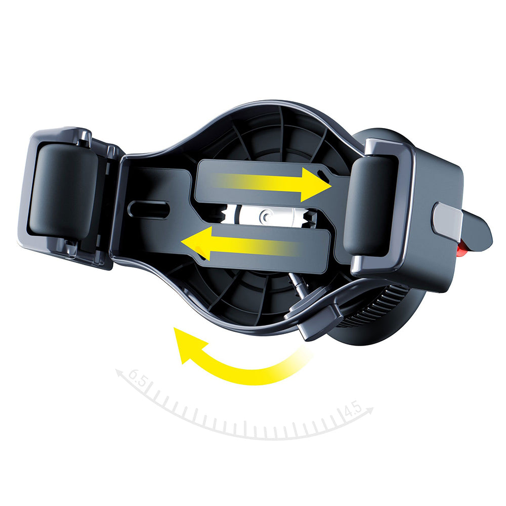 Auto držák 3MK Memo Hug, 4.5inch - 6.7inch, černý