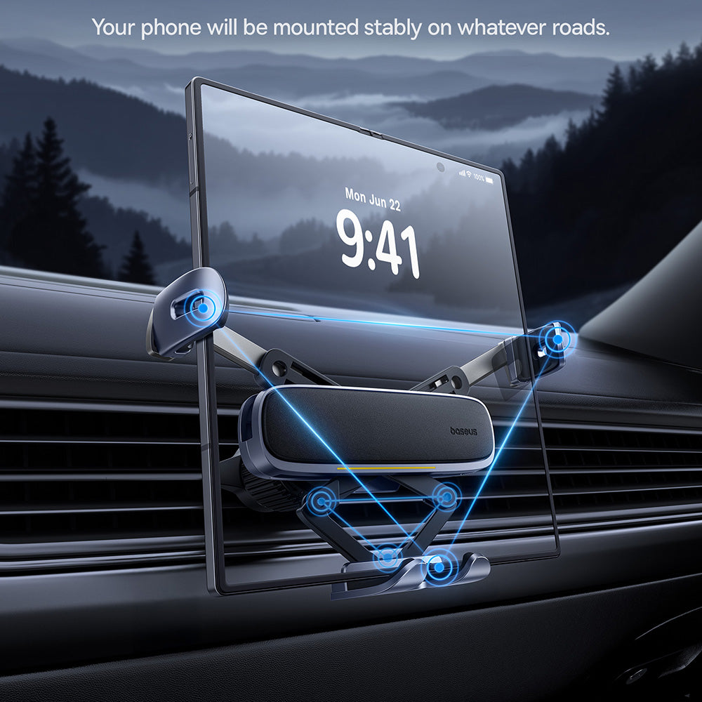 Auto držák Baseus UltraControl, Univerzální, Černý C40483401813-00