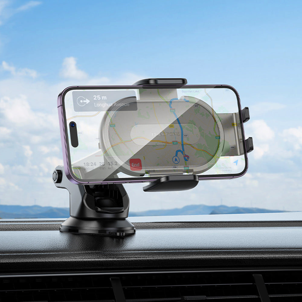 Auto držák Borofone BH134 Rio, 4.5inch - 7inch, černý