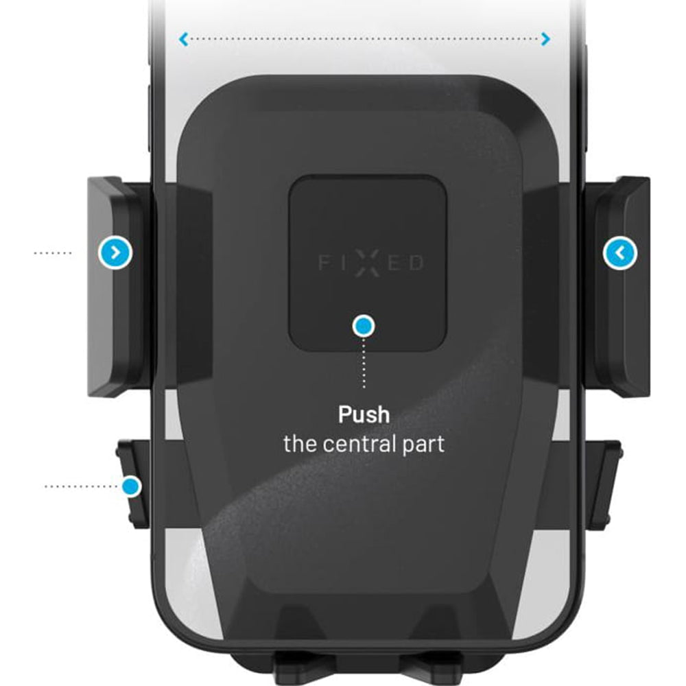 Auto držák Fixed Iconiq Mirror, Univerzální, Černý