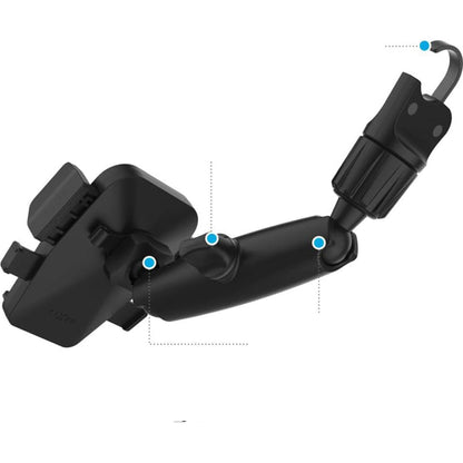 Auto držák Fixed Iconiq Mirror, Univerzální, Černý