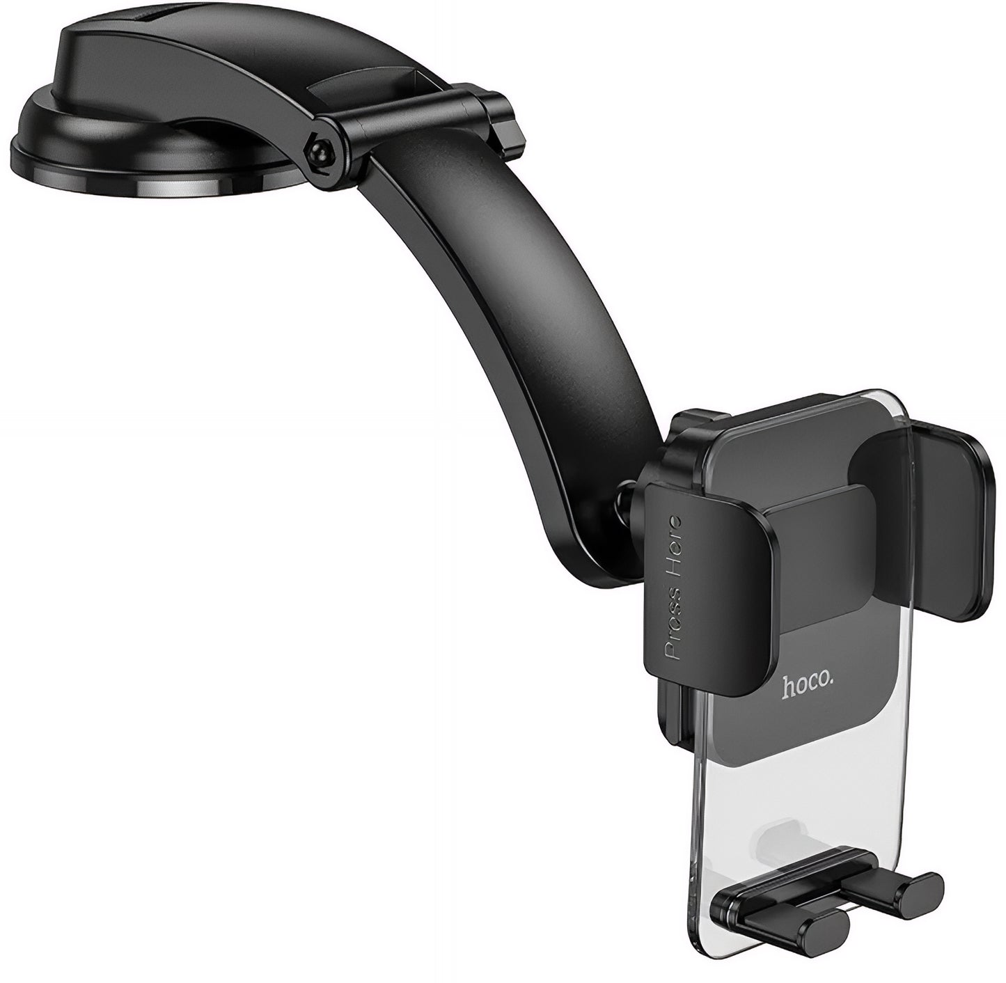Auto držák HOCO CA118, 4.5inch - 7inch, Černý