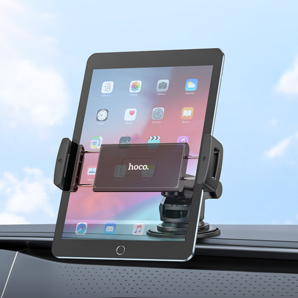 Auto držák HOCO CA120 pro telefon / tablet, 4,7 palce - 10,5 palce, černý