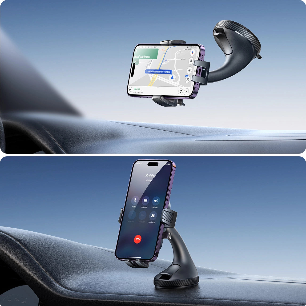 Auto držák Joyroom JR-OK6 Dash, 4.7inch - 6.8inch, Černý