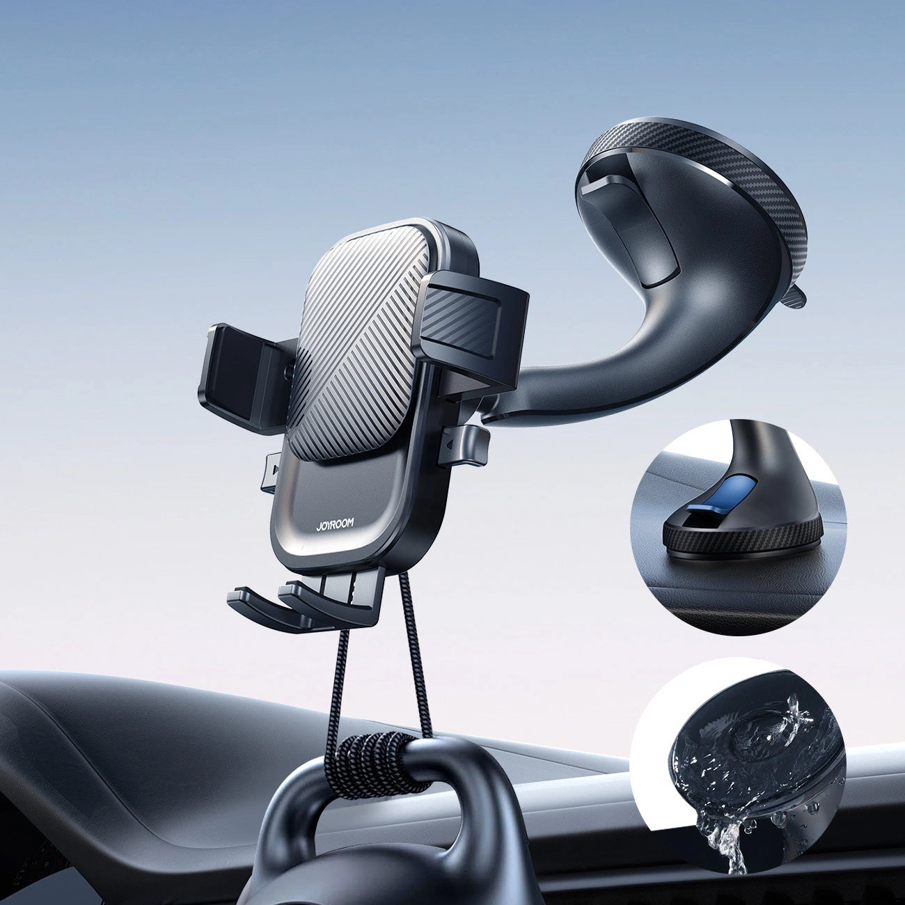 Auto držák Joyroom JR-OK6 Dash, 4.7inch - 6.8inch, Černý