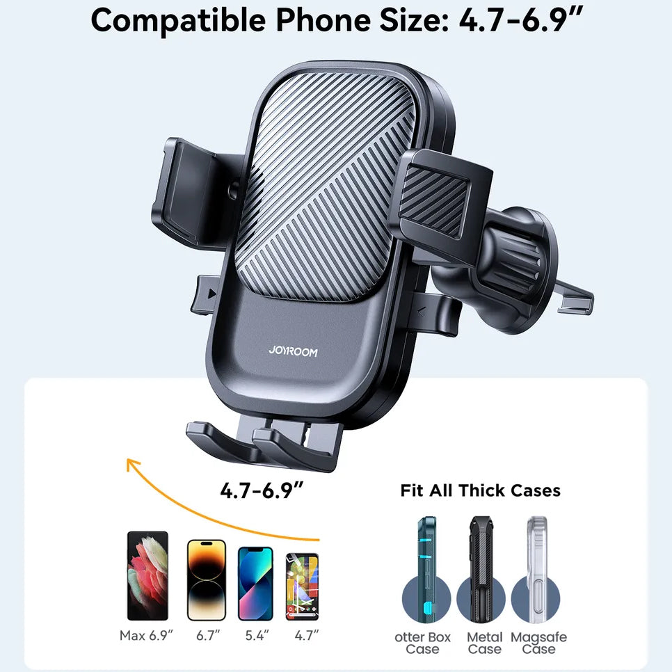 Auto držák Joyroom JR-OK6 Vent, 4.7inch - 6.8inch, Černý