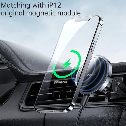 Bezdrátová autonabíječka Joyroom JR-ZS240 Air Vent, 15W, 1.67A, černá
