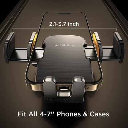Auto držák Lisen 2v1, 4.7inch - 7.2inch, Černý YL0222040016