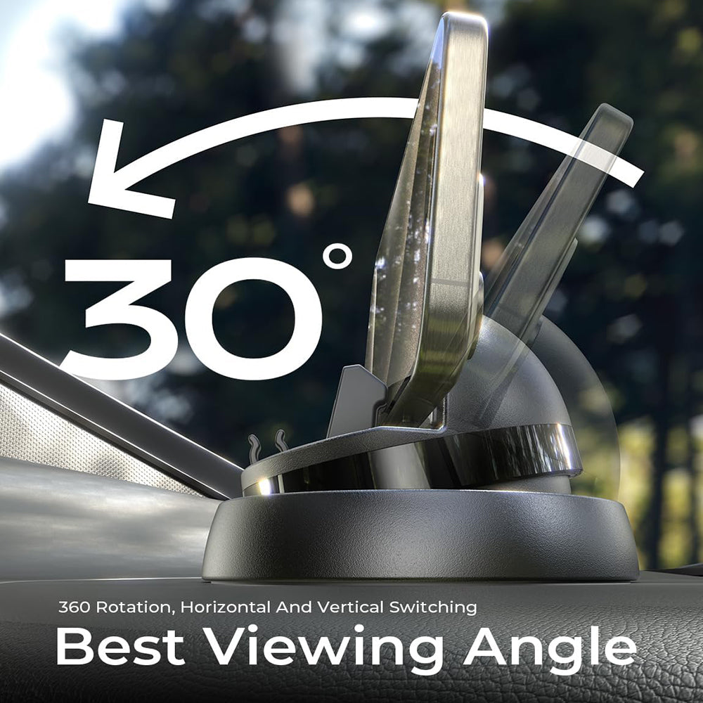 Auto držák Lisen pro Telefon / Tablet s tloušťkou 6mm - 13mm, Černý YL0224060015