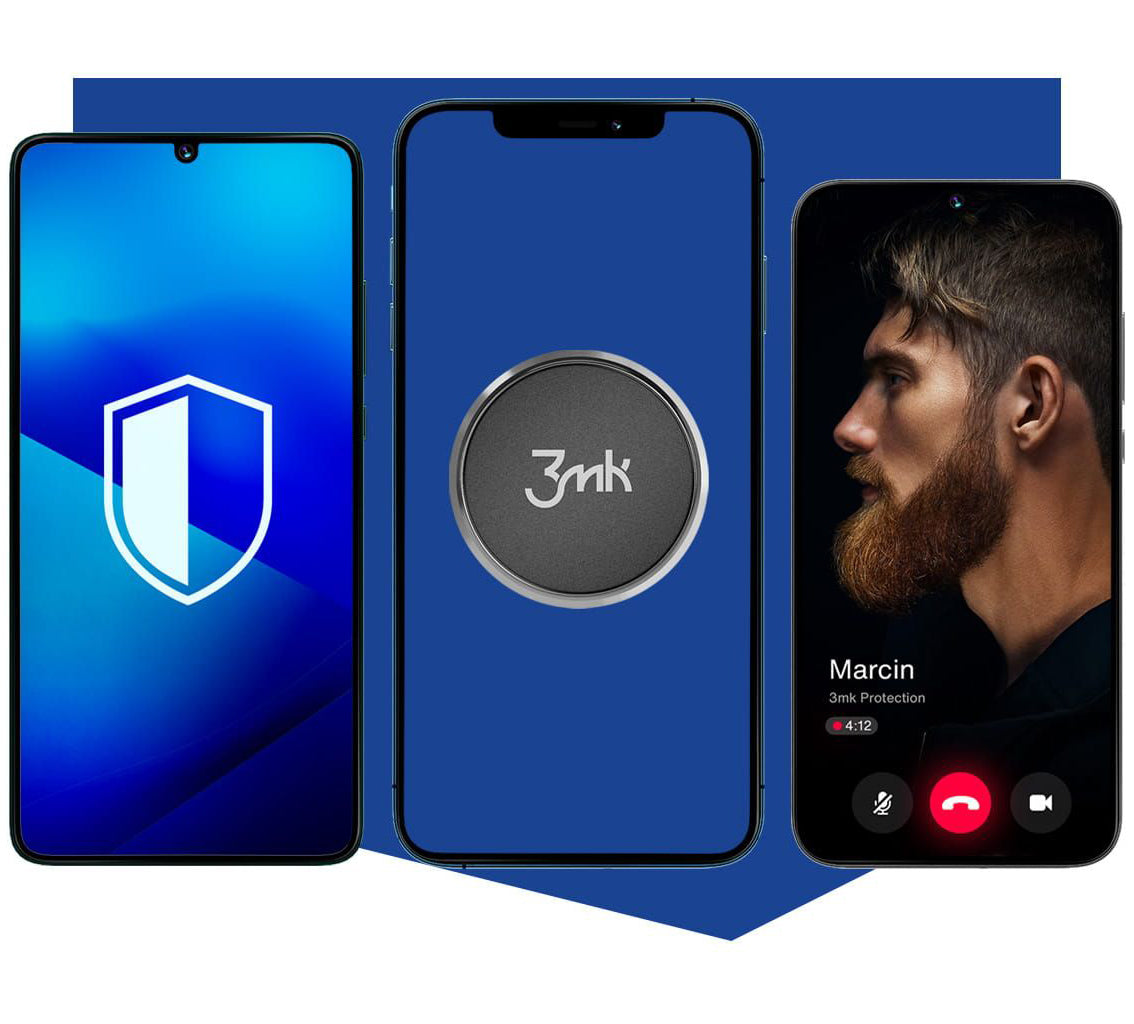 Magnetický držák do auta 3MK, univerzální, černý