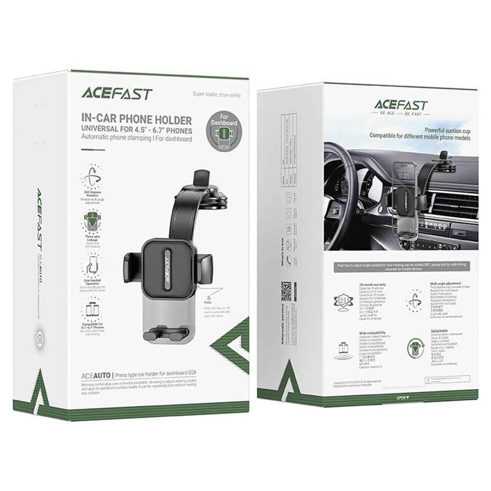 Auto držák Acefast D26, Univerzální, Černý