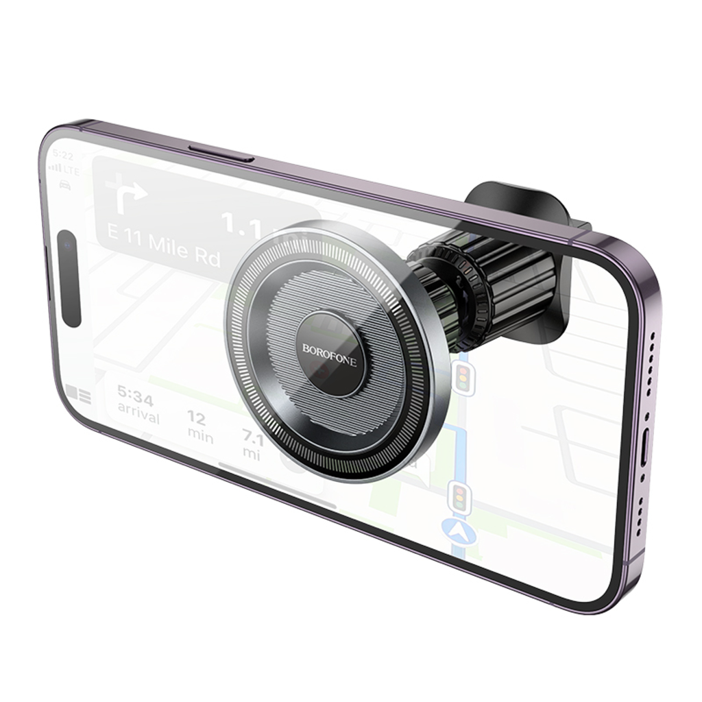 Magnetic Car Holder Borofone BH122 Profit, 4.5inch - 7inch, Black