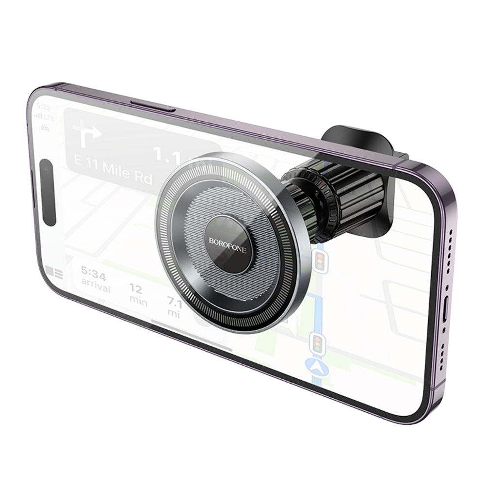 Magnetic Car Holder Borofone BH122 Profit, 4.5inch - 7inch, Black