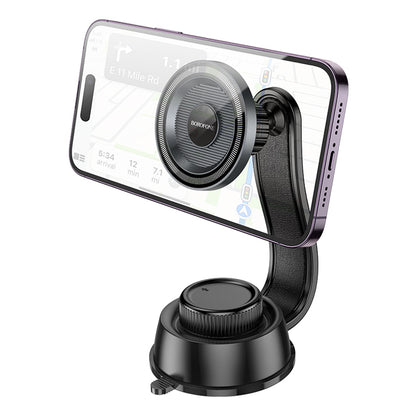 Magnetický auto držák Borofone BH123 Profit, 4.5inch - 7inch, černý