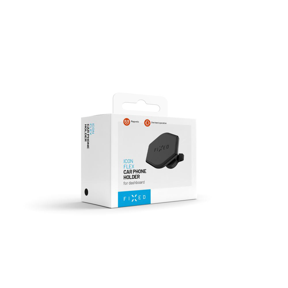 Magnetický držák do auta Fixed Icon Flex, Univerzální, Černý