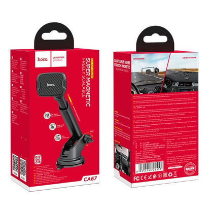 Magnetický držák do auta HOCO CA67, Univerzální, Černý