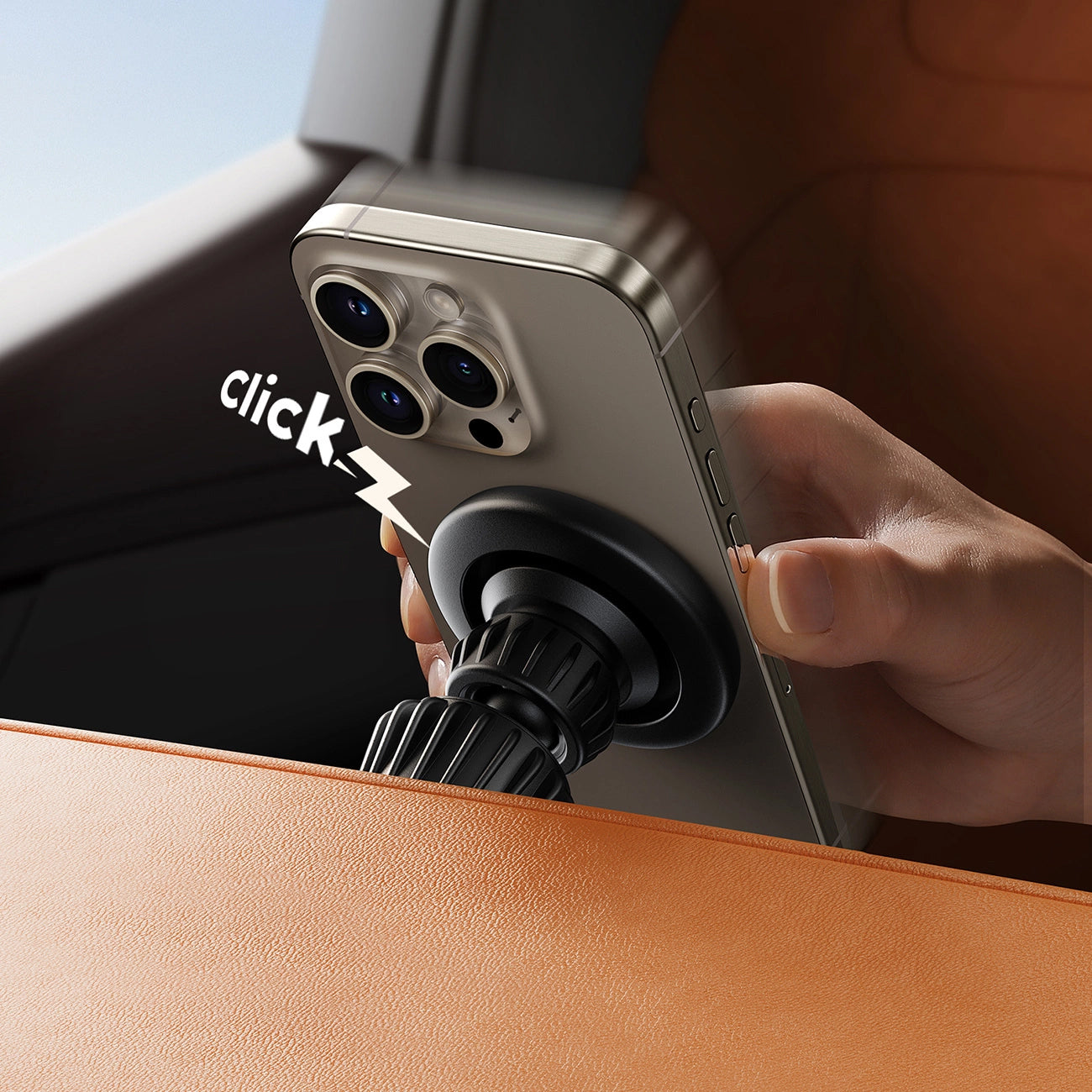 Magnetický držák do auta Joyroom JR-ZS406 Air Vent, Univerzální, Černý