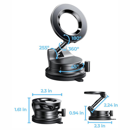 Magnetický držák do auta Lisen A608, Univerzální, Černý