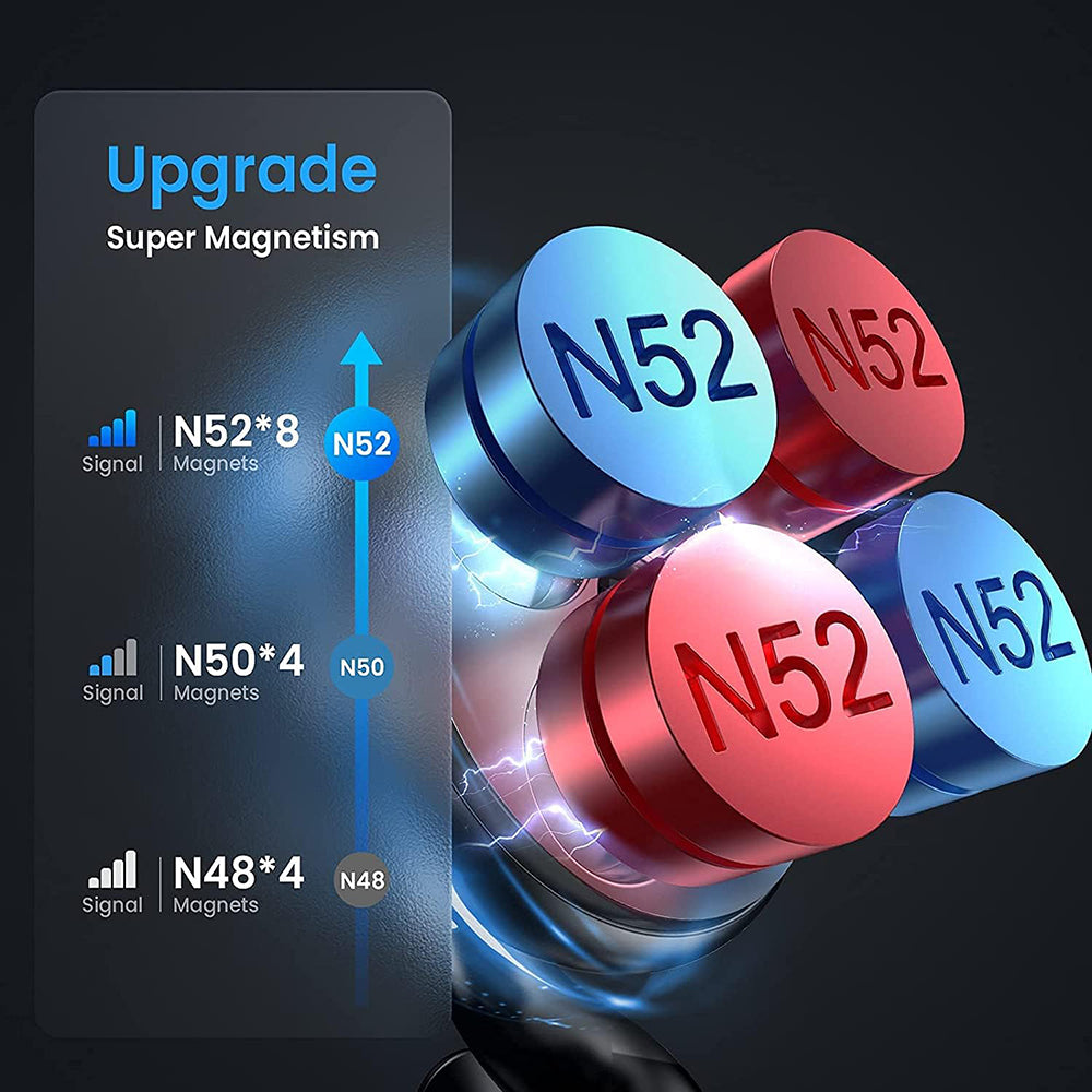 Magnetický držák do auta Lisen, Univerzální, Černý YL0222060002