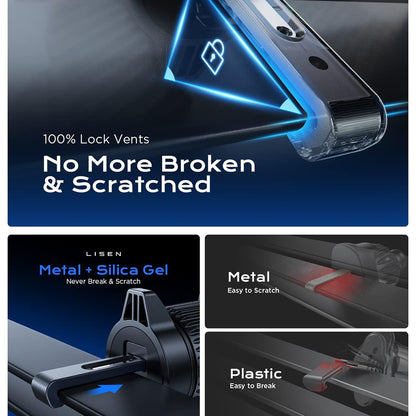 Magnetický držák do auta Lisen, Univerzální, Černý YL0222100001