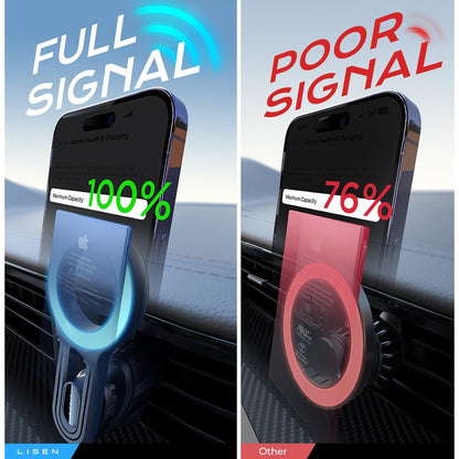 Magnetický držák do auta Lisen, Univerzální, Černý YL0222100001