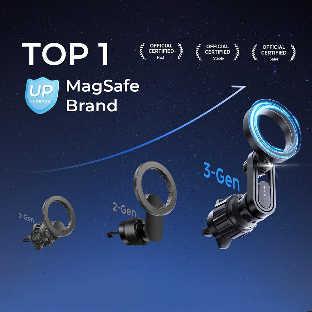 Magnetický držák do auta Lisen, Univerzální, Černý YL0222100001