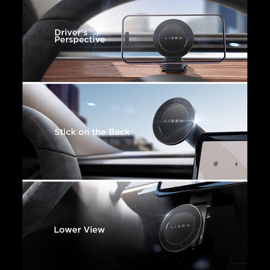 Magnetický držák do auta Lisen, Univerzální, Černý YL0223050002