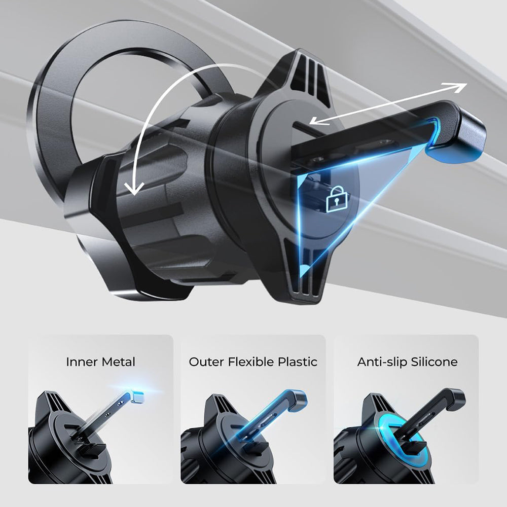 Magnetický držák do auta Lisen, Univerzální, Černý YL0223110033