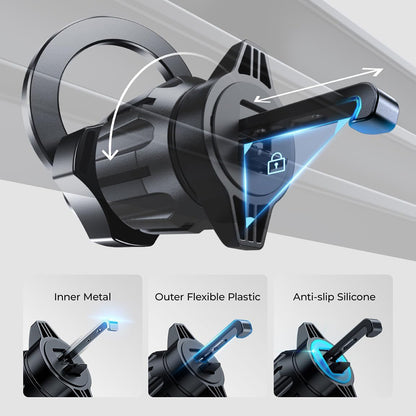 Magnetický držák do auta Lisen, Univerzální, Černý YL0223110033