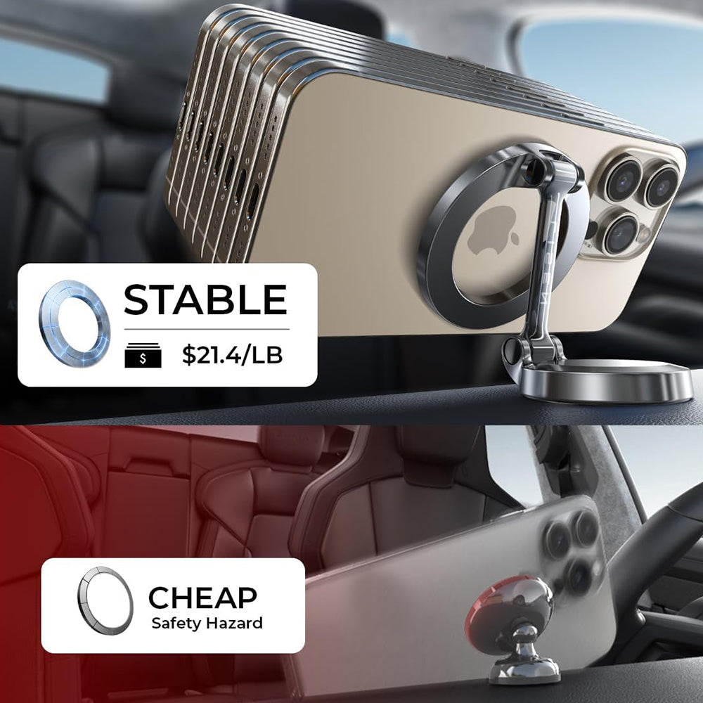 Magnetický držák do auta Lisen, Univerzální, Černý YL0224010003