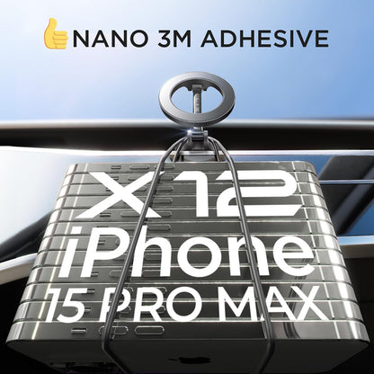 Magnetický držák do auta Lisen, Univerzální, Černý YL0224010003