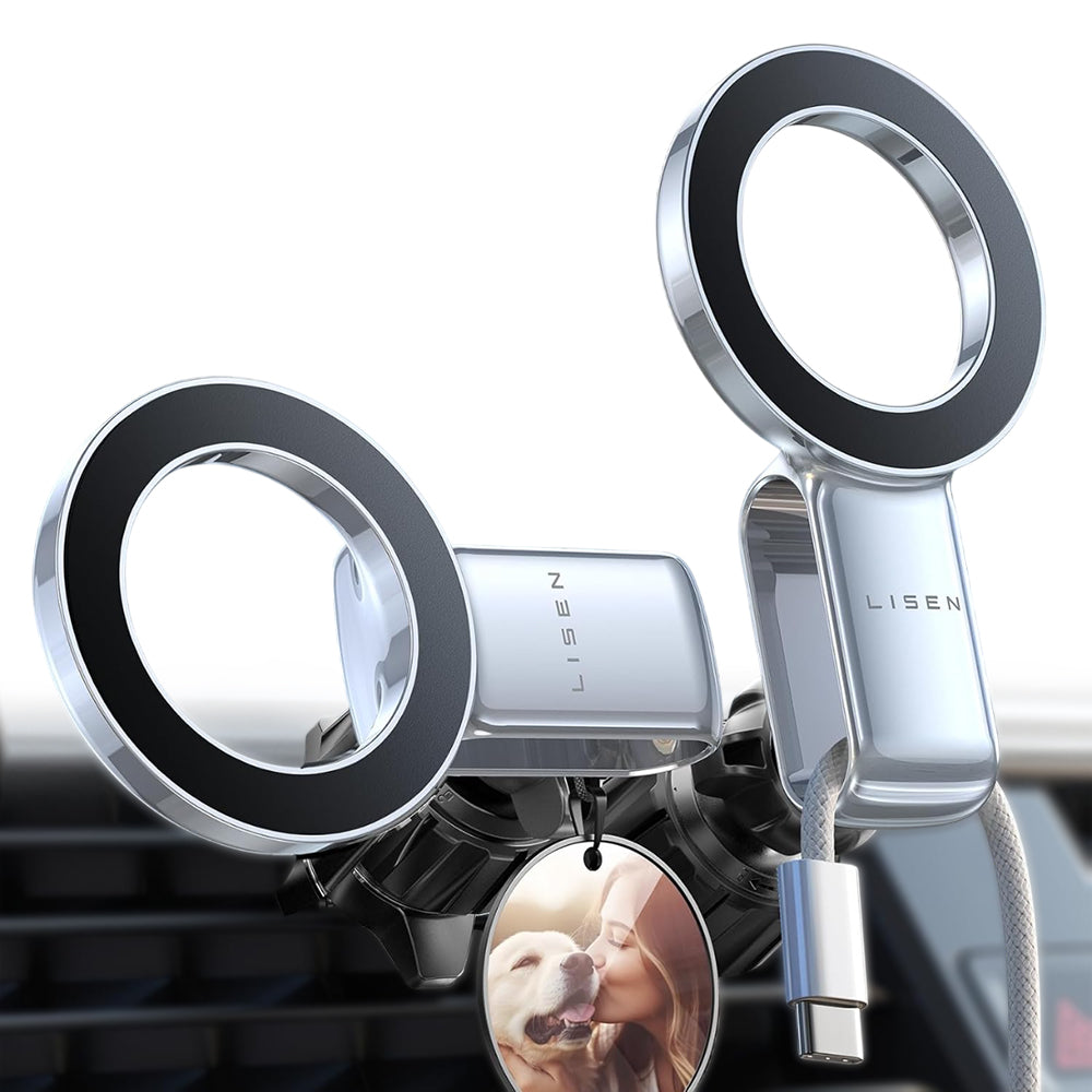 Magnetický držák do auta Lisen, Univerzální, Černý YL0224050012