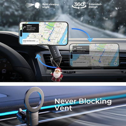 Magnetický držák do auta Lisen, Univerzální, Černý YL0224050012