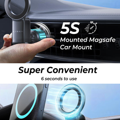 Magnetický držák do auta Lisen, Univerzální, Černý YL0224050012