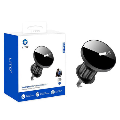 Magnetický držák do auta Lito LT-W05, Univerzální, Černý
